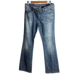 Harley Davidson Light Wash Bootcut Jeans Women’s Size 10 Tall